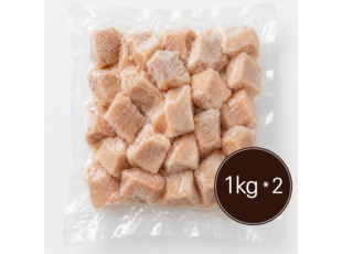 【5％할인】큐브 닭가슴살 1kg